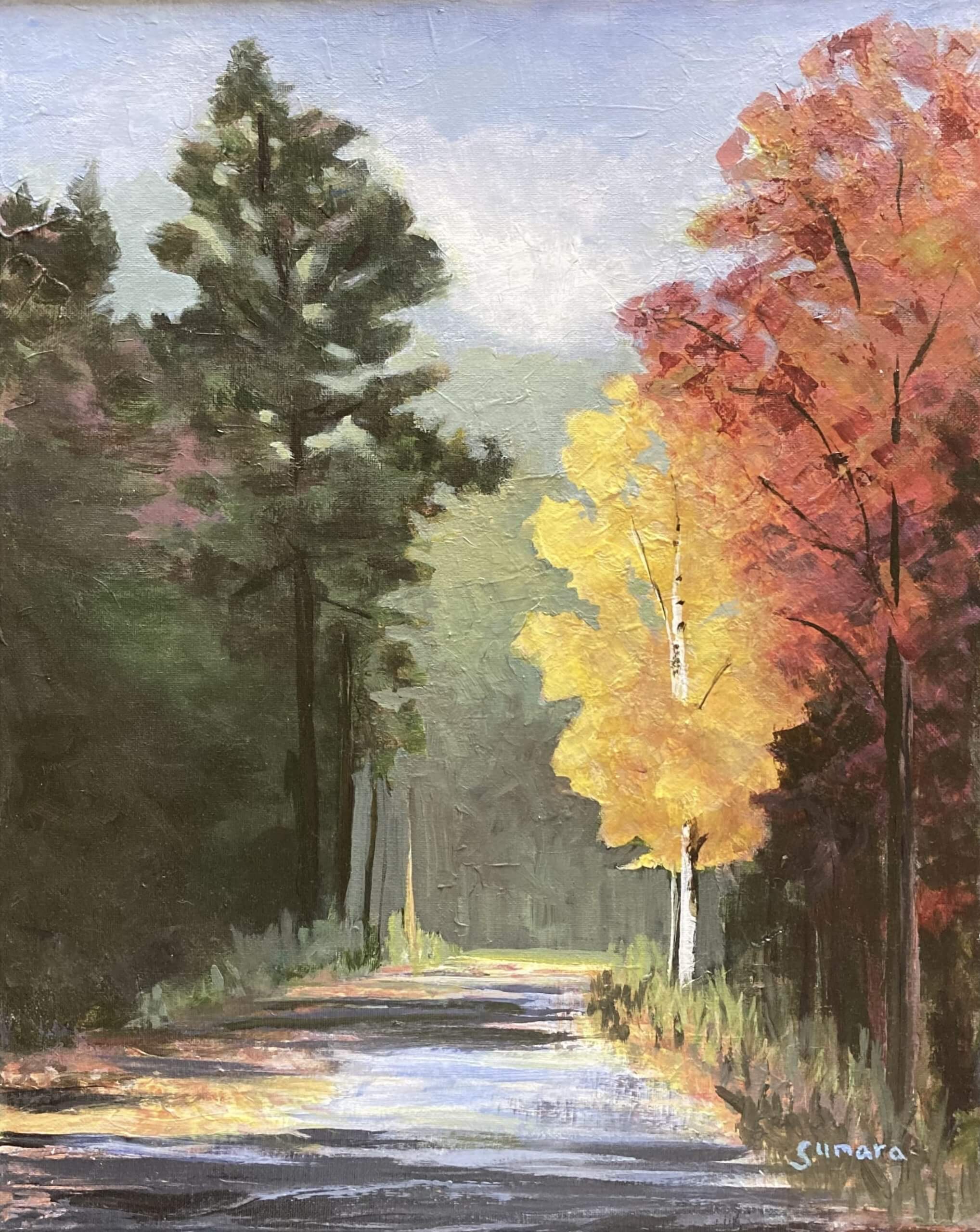 Autumn road