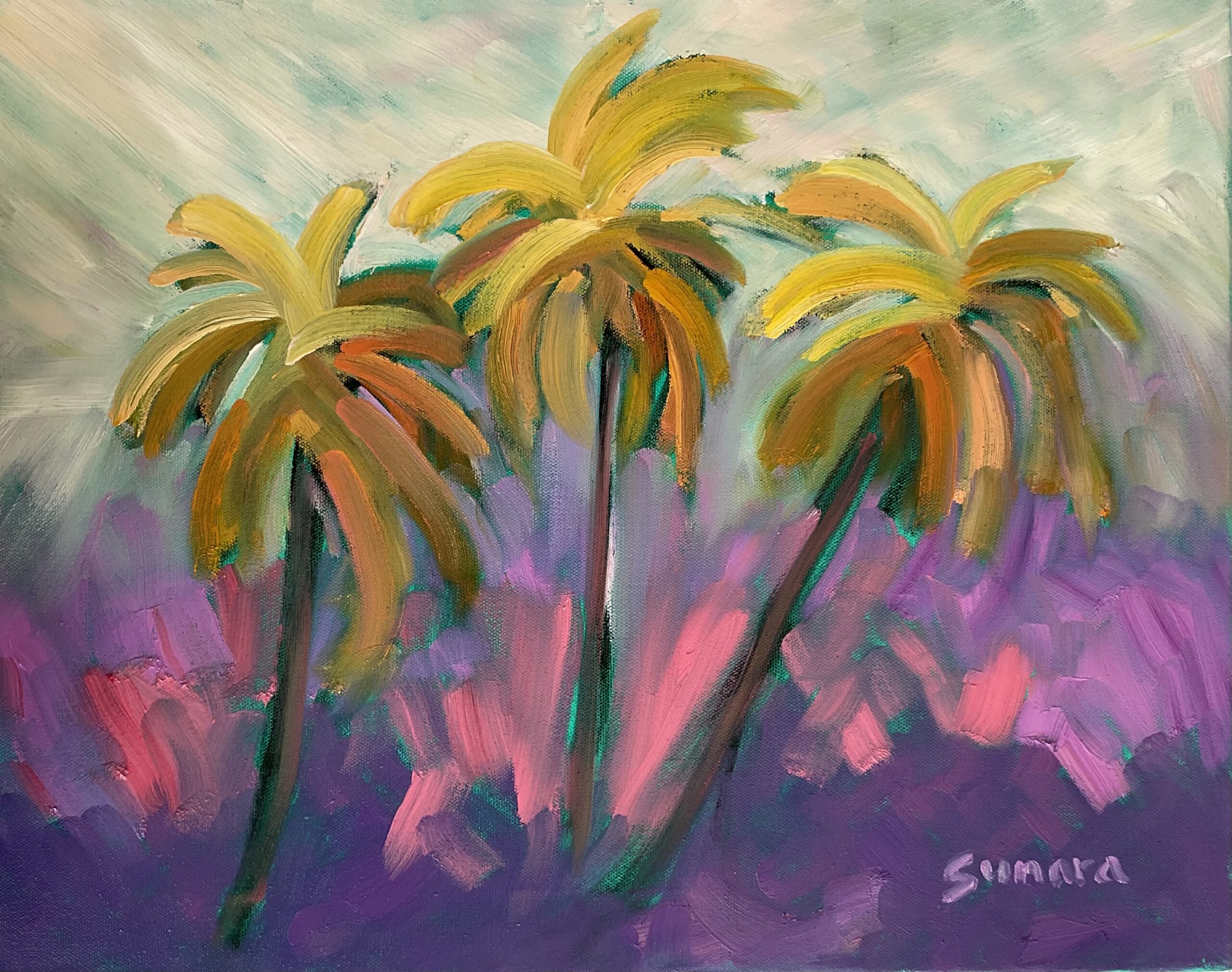 Colorful Palms