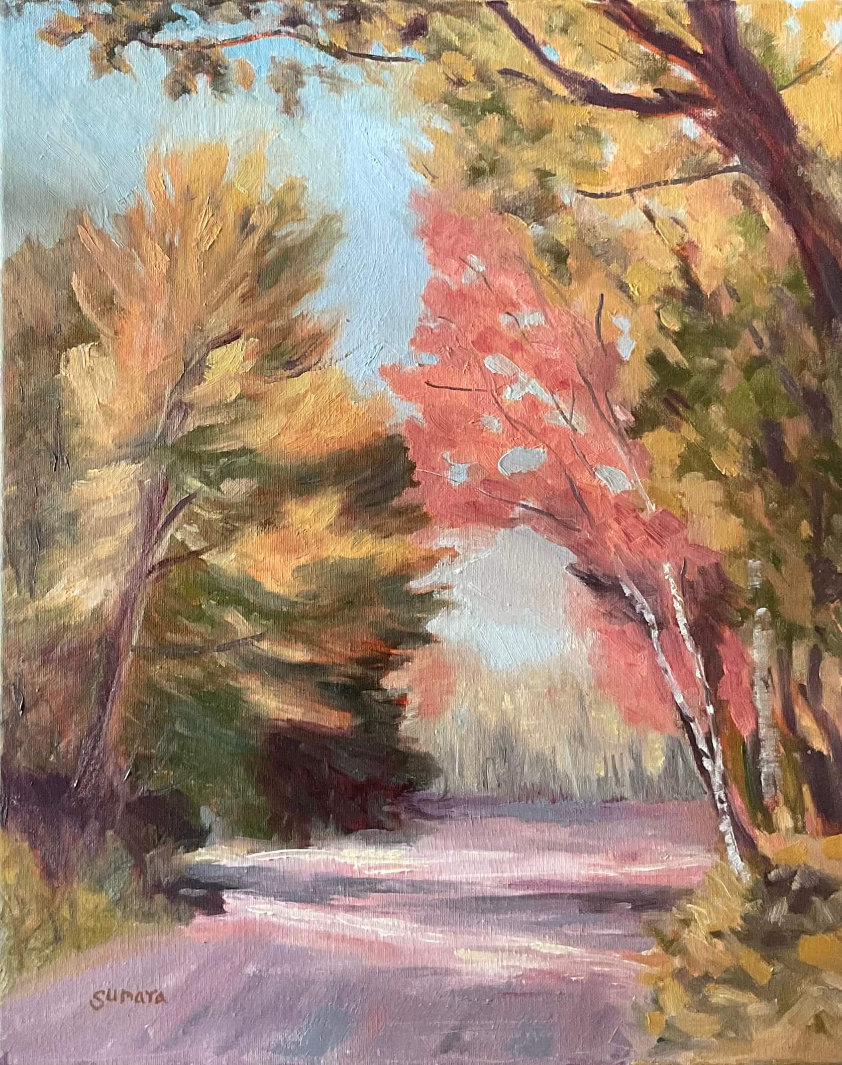 Autumn road