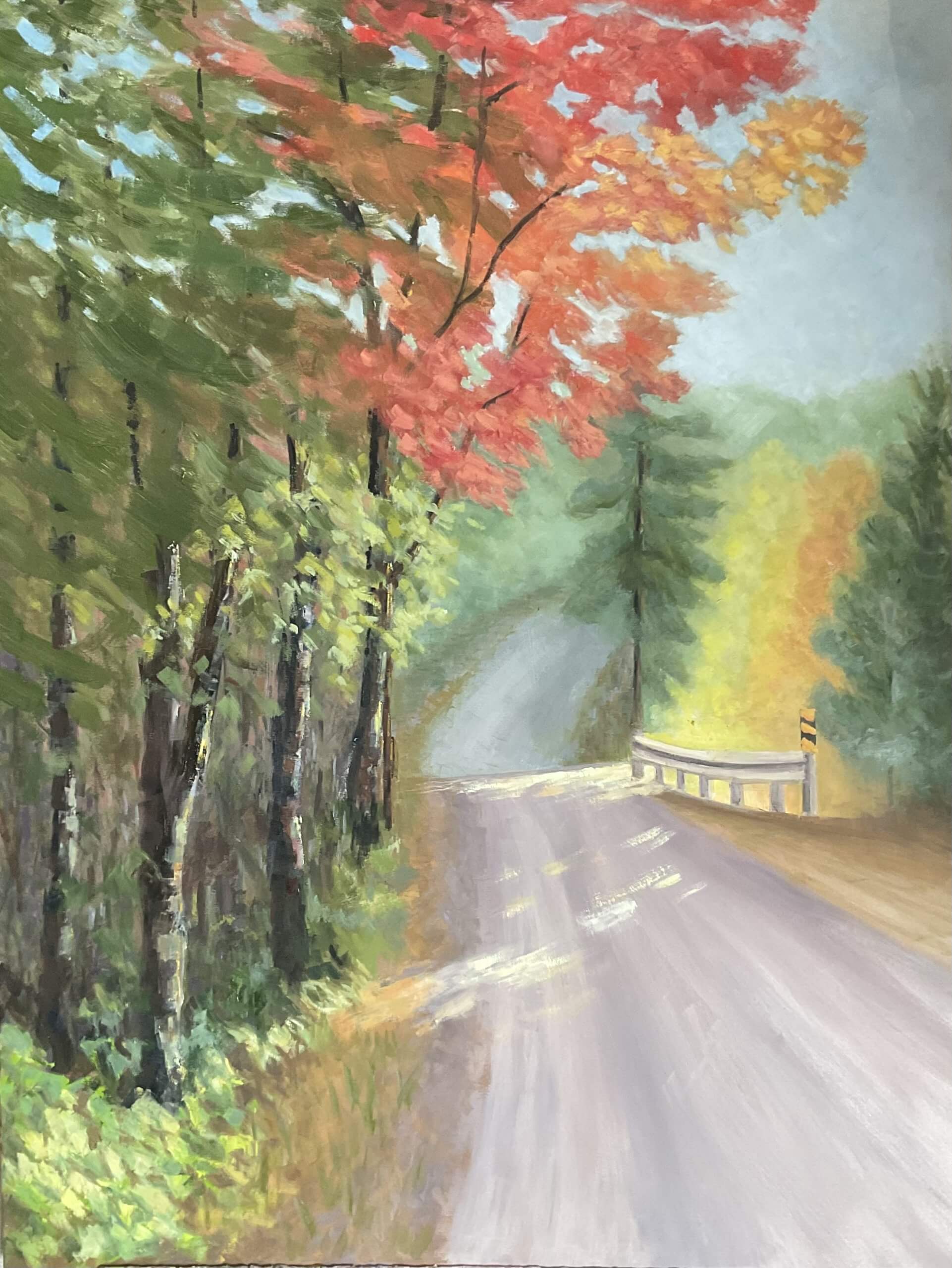 Kennisis Lake Rd at Kelly Lake bridge